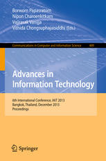 Advances In Information Technology 6th International Conference Iait 2013 Bangkok Thailand December 1213 2013 Proceedings 1st Edition Komate Amphawan