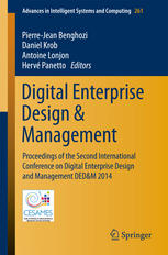 Digital Enterprise Design Management Proceedings Of The Second International Conference On Digital Enterprise Design And Management Dedm 2014 1st Edition Milan Guenther