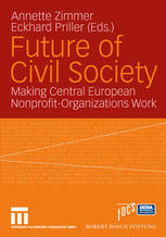 Future Of Civil Society Making Central European Nonprofitorganizations Work 1st Edition Lester M Salamon Auth