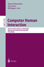 Computer Human Interaction 6th Asia Pacific Conference Apchi 2004 Rotorua New Zealand June 29july 2 2004 Proceedings 1st Edition Saleh A Alshehri Auth