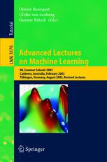 Advanced Lectures On Machine Learning Ml Summer Schools 2003 Canberra Australia February 2 14 2003 Tbingen Germany August 4 16 2003 Revised Lectures 1st Edition Elad Yomtov Auth
