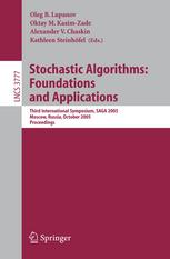 Stochastic Algorithms Foundations And Applications Third International Symposium Saga 2005 Moscow Russia October 2022 2005 Proceedings 1st Edition Alexander Sapozhenko Auth