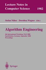 Algorithm Engineering 4th International Workshop Wae 2000 Saarbrcken Germany September 58 2000 Proceedings 1st Edition Karsten Weihe Auth