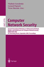 Computer Network Security Second International Workshop On Mathematical Methods Models And Architectures For Computer Network Security Mmmacns 2003 St Petersburg Russia September 2123 2003 Proceedings 1st Edition Kulesh Shanmugasundaram