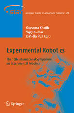 Experimental Robotics The 10th International Symposium On Experimental Robotics 1st Edition Wim Meeussen