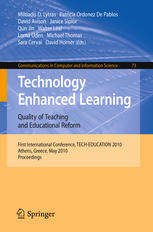 Technology Enhanced Learning Quality Of Teaching And Educational Reform First International Conference Techeducation 2010 Athens Greece May 1921 2010 Proceedings 1st Edition Marc Alier