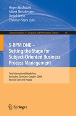 Sbpm One Setting The Stage For Subjectoriented Business Process Management First International Workshop Karlsruhe Germany October 22 2009 Revised Selected Papers 1st Edition Hagen Buchwald
