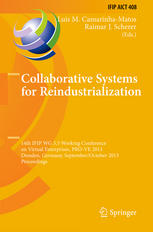 Collaborative Systems For Reindustrialization 14th Ifip Wg 55 Working Conference On Virtual Enterprises Prove 2013 Dresden Germany September 30 October 2 2013 Proceedings 1st Edition Luis M Camarinhamatos Auth