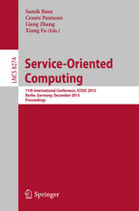 Serviceoriented Computing 11th International Conference Icsoc 2013 Berlin Germany December 25 2013 Proceedings 1st Edition Richard Hull Auth