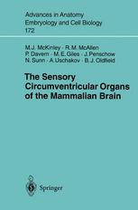 The Sensory Circumventricular Organs Of The Mammalian Brain Subfornical Organ Ovlt And Area Postrema 1st Edition Dr Michael J Mckinley Phd