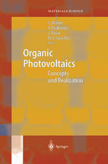 Organic Photovoltaics Concepts And Realization 1st Edition Christoph J Brabec