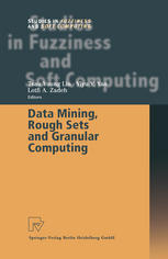 Data Mining Rough Sets And Granular Computing 1st Edition Lotfi A Zadeh Auth