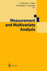 Measurement And Multivariate Analysis 1st Edition John C Gower Auth