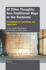 Of Other Thoughts Nontraditional Ways To The Doctorate A Guidebook For Candidates And Supervisors A Chr Engelsschwarzpaul Auth