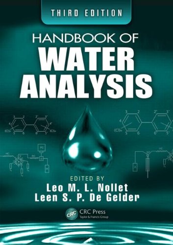 Handbook Of Water Analysis Third Edition 3rd Edition Leo Ml Nollet