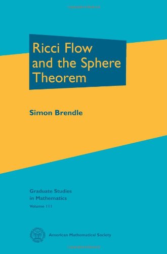 Ricci Flow And The Sphere Theorem Simon Brendle