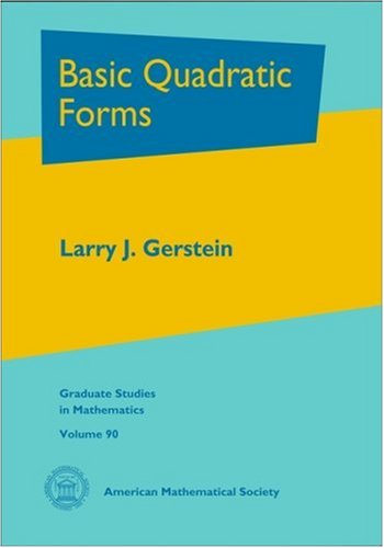 Basic Quadratic Forms Larry J Gerstein