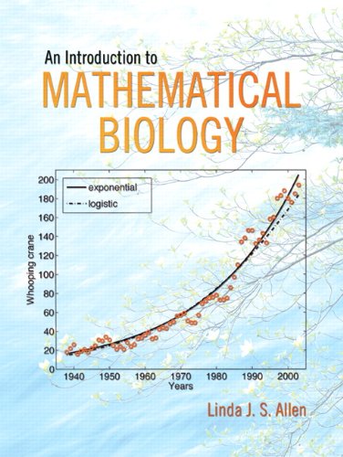 An Introduction To Mathematical Biology 1st Edition Linda Js Allen