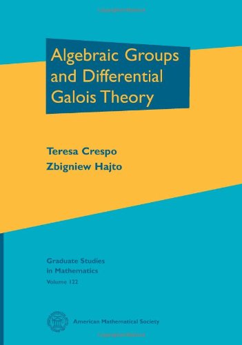 Algebraic Groups And Differential Galois Theory Teresa Crespo