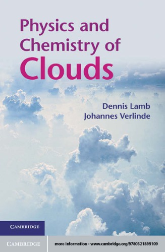 Physics And Chemistry Of Clouds Dennis Lamb