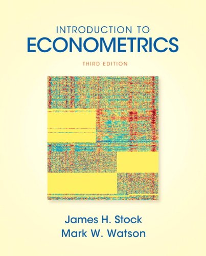 Introduction To Econometrics 3rd Edition James H Stock Mark W Watson