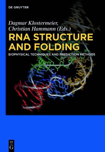 Rna Structure And Folding Biophysical Techniques And Prediction Methods Dagmar Klostermeier