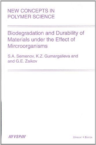 Biodegradation And Durability Of Materials Under The Effect Of Microorganisms 1st Edition Gennady Zaikov