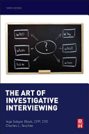 The Art Of Investigative Interviewing Inge Sebyan Black Charles L Yeschke