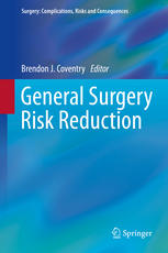 General Surgery Risk Reduction 1st Edition Brendon J Coventry Bmbs