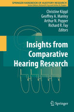 Insights From Comparative Hearing Research 1st Edition Christine Kppl