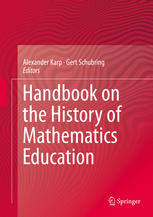 Handbook On The History Of Mathematics Education 1st Edition Gert Schubring Auth