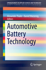 Automotive Battery Technology 1st Edition Helmut Martin Andrea Leitner