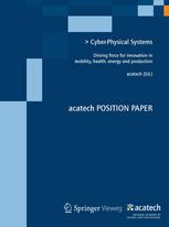 Cyberphysical Systems Driving Force For Innovation In Mobility Health Energy And Production 1st Edition Acatech