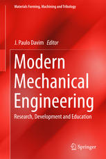 Modern Mechanical Engineering Research Development And Education 1st Edition J Paulo Davim