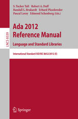 Ada 2012 Reference Manual Language And Standard Libraries International Standard Isoiec 86522012 E 1st Edition S Tucker Taft