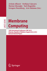 Membrane Computing 14th International Conference Cmc 2013 Chiinu Republic Of Moldova August 2023 2013 Revised Selected Papers 1st Edition Marian Gheorghe