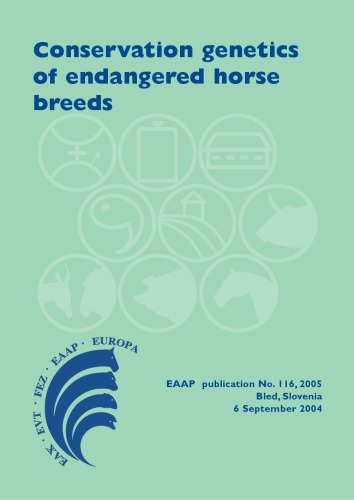 Conservation Genetics Of Endangered Horse Breeds Imre Bod Lawrence Alderson Bertrand Langlois