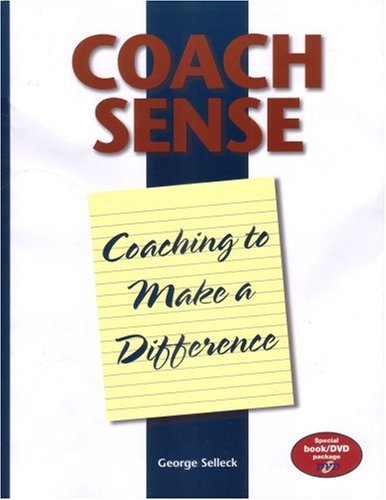 Coach Sense Coaching To Make A Difference Vhs Video George Phd Selleck