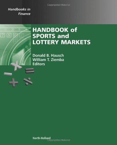 Handbook Of Sports And Lottery Markets 1st Edition Donald B Hausch