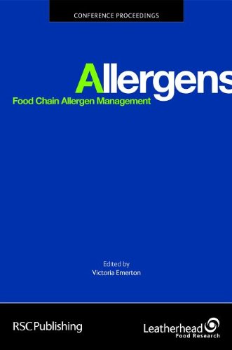 Food Chain Allergen Management 1st Edition Victoria Emerton