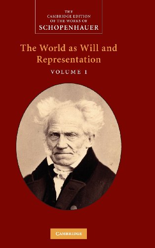 Schopenhauer The World As Will And Representation Volume 1 Christopher Janaway