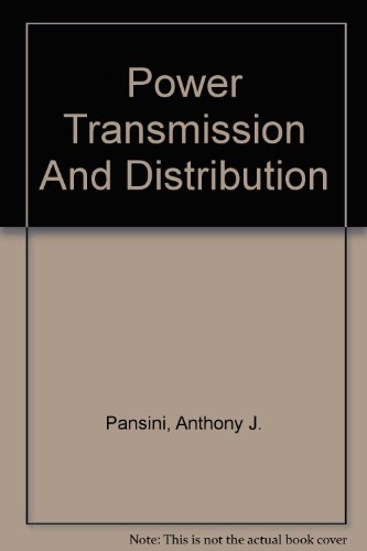 Power Transmission And Distribution 2nd Anthony J Pansini