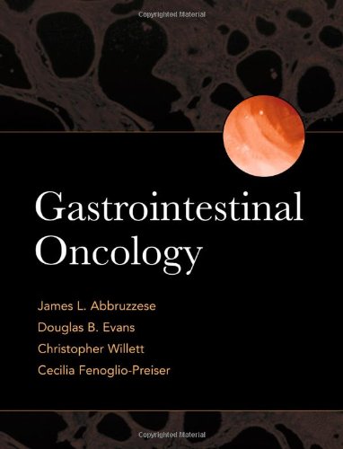 Gastrointestinal Oncology 1st Edition Spranger Abbruzzese Davies
