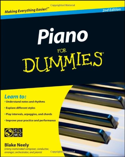 Piano For Dummies 2nd Edition Blake Neely