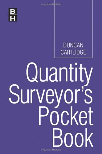 Quantity Surveyors Pocket Book 1st Edition Duncan Cartlidge