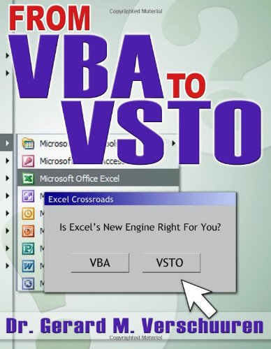 From Vba To Vsto Is Excels New Engine Right For You Dr Gerard M Verschuuren