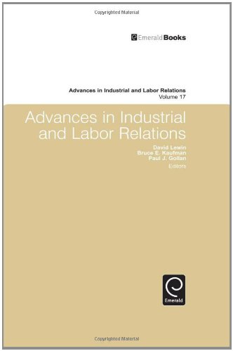 Advances In Industrial And Labor Relations David Lewin David Lewin