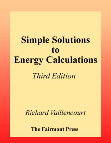 Simple Solutions To Energy Calculations 3rd Richard Vaillencourt