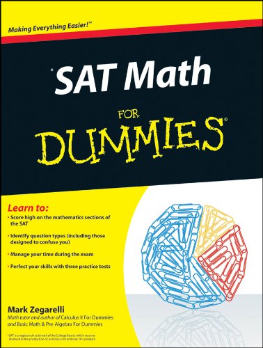 Sat Math For Dummies 1st Edition Mark Zegarelli