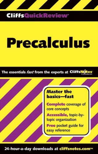 Cliffsquickreview Precalculus W Michael Kelley